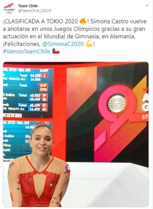 Gimnasia: Simona Castro clasificó a los Juegos Olímpicos ...